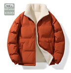 Winter Cotton Coat for Men - New Style, Lamb Hair Padded Cotton Coat, Double-sided Wear, Loose and Warm Cotton Jacket for Women