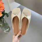 Flats Slippers Women Open Toe Sandals Summer Flip Flops Casual Shoes 2025 Trend Dress Party Shoes Woman Slides Designer