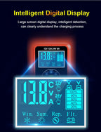 Car Battery Chargers 12A Large Power Full Automatic Smart Battery Chargers 12V 24V Battery Desulfator for Car Truck