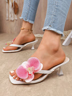 Women's Slippers Casual Fashionable  High Quality Shoes for Women Shallow Women Sandals Elegant Flowers Design Women's Slippers
