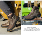 Men's safety shoes are anti smashing, anti piercing, anti-static, anti slip, wear-resistant, and splash proof work shoes