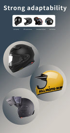 Hands-Free Music Riding Waterproof Noise Cancelling Bluetooth Motorcycle Intercom Helmet Headset