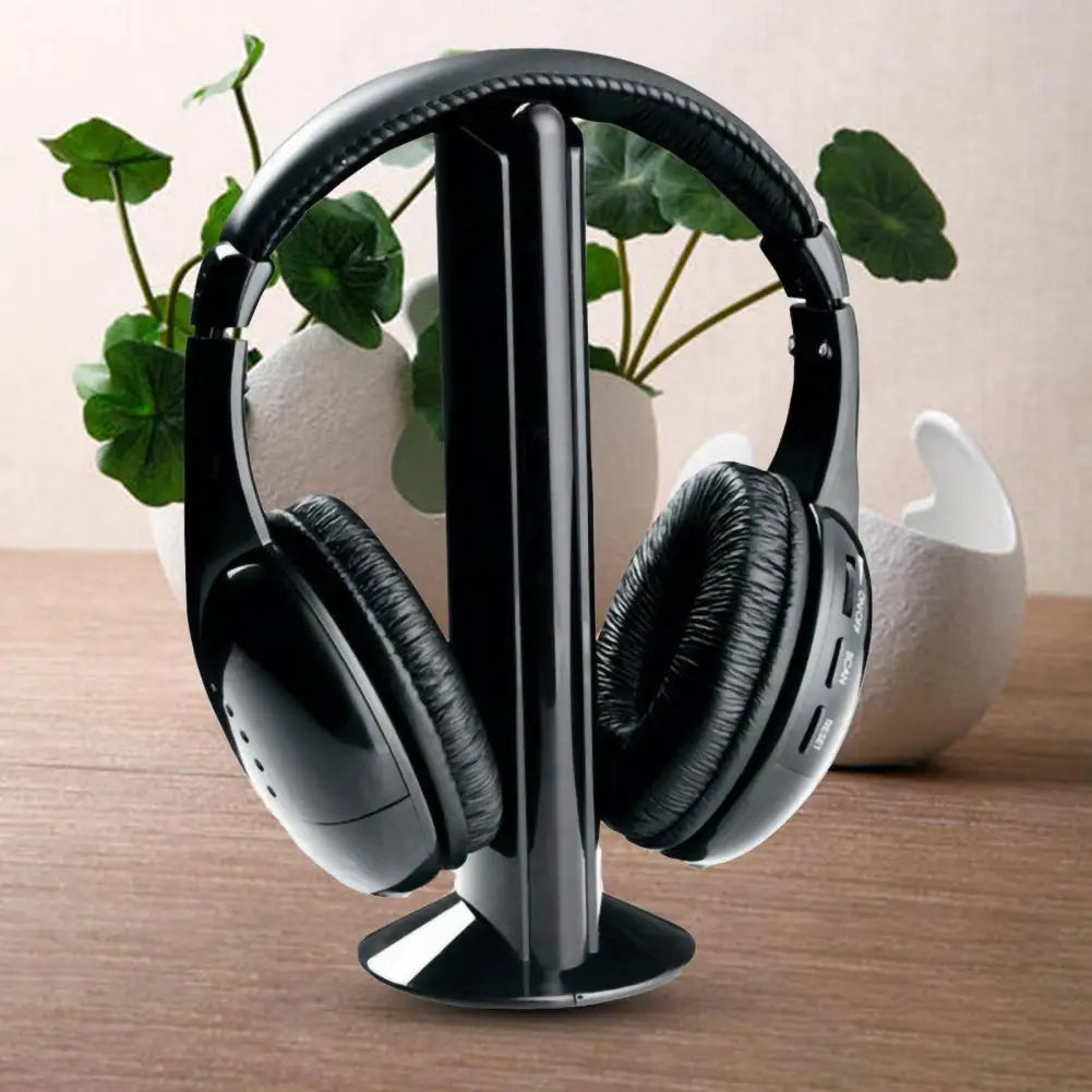 Stylish TV Headphone  Smart Durable Wireless Headset  PC TV Headphone Transmitter