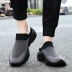 2025 Men Slippers Summer Breathable Home Indoor Slippers Men Thick Bottom Slides Fashion Couple Walking Shoes Chanclas Hombre