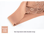 Women's Lace Stitching Push-Up Comfortable Front Buckle Breathability High Stretch Invisible