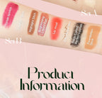 Makeup Kit With Organize Case Lipstick Contour Highlight Liquid Eyeshadow Lip Mud Eyebrow Pencil Mascara Women Cosmetics Set