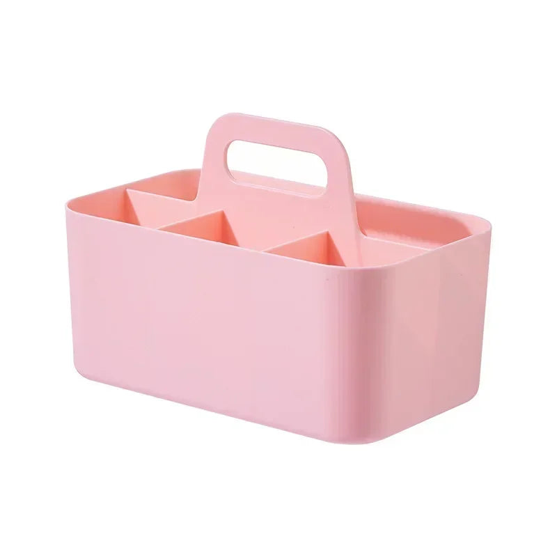 Cosmetics storage box Large capacity household dust dresser Skin care product rack Cosmetic case Desktop finishing box