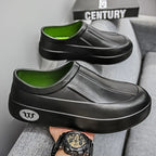 Women's Slippers Are All Season Anti Slip Waterproof Thick Soled Fashionable Simple Rain Boots for Couples Chefs Doctors Nurses