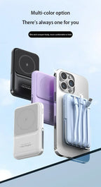 Magnetic Power Bank with Bracket 50000 MAh Large Capacity Built-in PD20W Two-way Fast Charging External Battery for iPhone