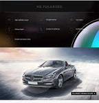 Sports Sunglasses for Men Polarized Comfortable Wear Square Sun Glasses Male Light Weight Eyewear Accessory with Origina UV400