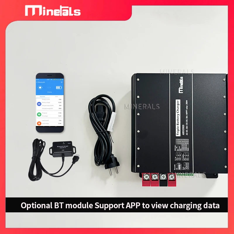 12v charger dc to dc booster 60a mppt Solar controller 30A AC 40A Charger for 12V battery  Rv yacht charger