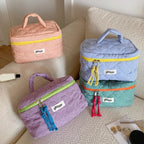 Cosmetic Bag Simple Style Large Capacity Portable Cosmetic Tools Storage Bag for Home Bathroom Toiletry Bag Makeup Bag