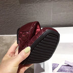 Woman's Flats Casuales for Female Soft Bottom Comfortable Square Head Single Shoes White Black Red Ladies Spring Autumn Loafers