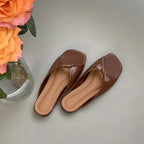 Flats Slippers Women Open Toe Sandals Summer Flip Flops Casual Shoes 2025 Trend Dress Party Shoes Woman Slides Designer