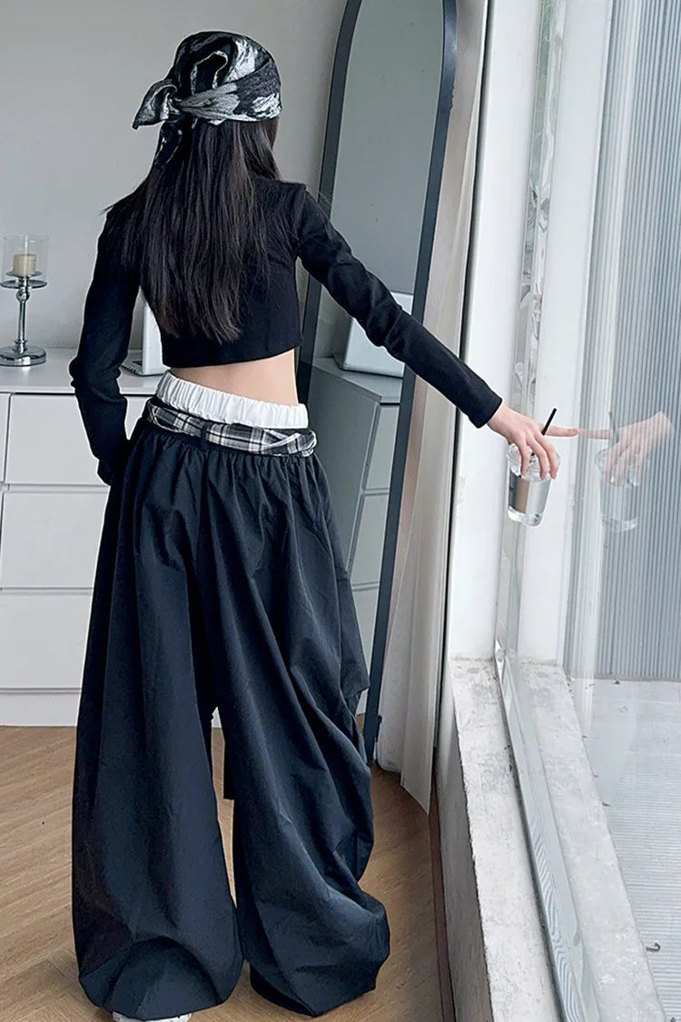 Pants Two Pieces Set Grid Trousers Tops Suits Casual Daily Childrens Clothes 2025 New Fashionable Children Autumn Clothing Girls