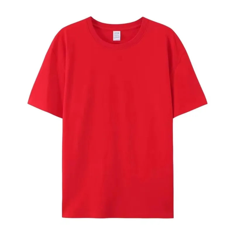 Men's Solid-color Short-sleeved T-shirt: Simple, Elegant and High-quality, Suitable for Both Commuting and Casual Wear