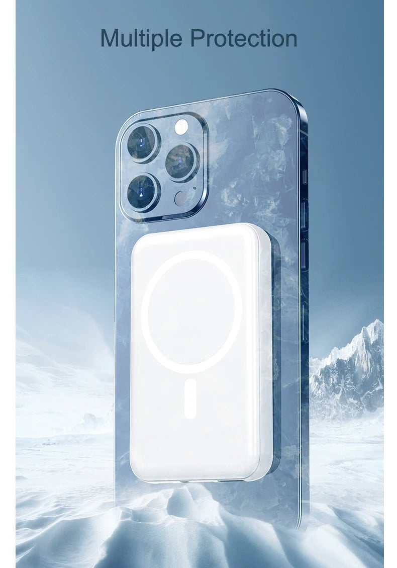 Magnetic Power Bank 20000mAh 10W Wireless Fast Charging Portable Battery Magsafe Powerbank for iPhone 16 14 15 pro Huawei Xiaomi