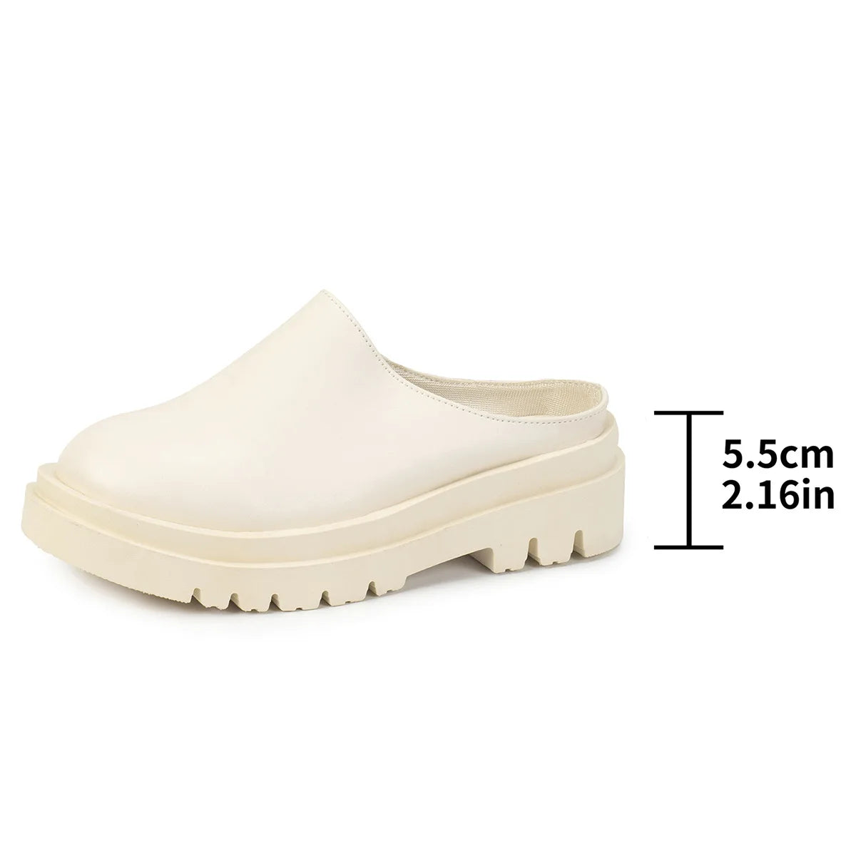 Platform Women Slippers Fashion Casual Autumn Mules Shoes 2025 New Trends Classical Sandals Elegant Walking Zapatillas De Mujer