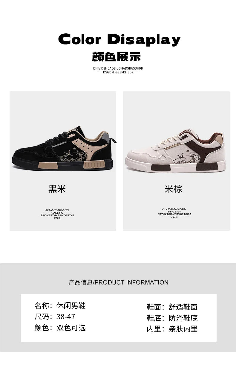 Men's Shoes  New Summer Men's Low Cut Men's Sneakers Waterproof Anti Slip Comfortable Wear-resistant Oversized Casual Shoes