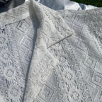 Stylish Men T-shirt Mid-length Solid Color Soft Breathable See-through Men Shirt  Men Shirt Daily Wear