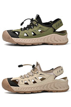 Mens Sandals Hot Sale Summer Outdoor Non-slip Beach Shoes Anti-collision Rubber Wading Shoes Fashion Breathable Male Sneakers