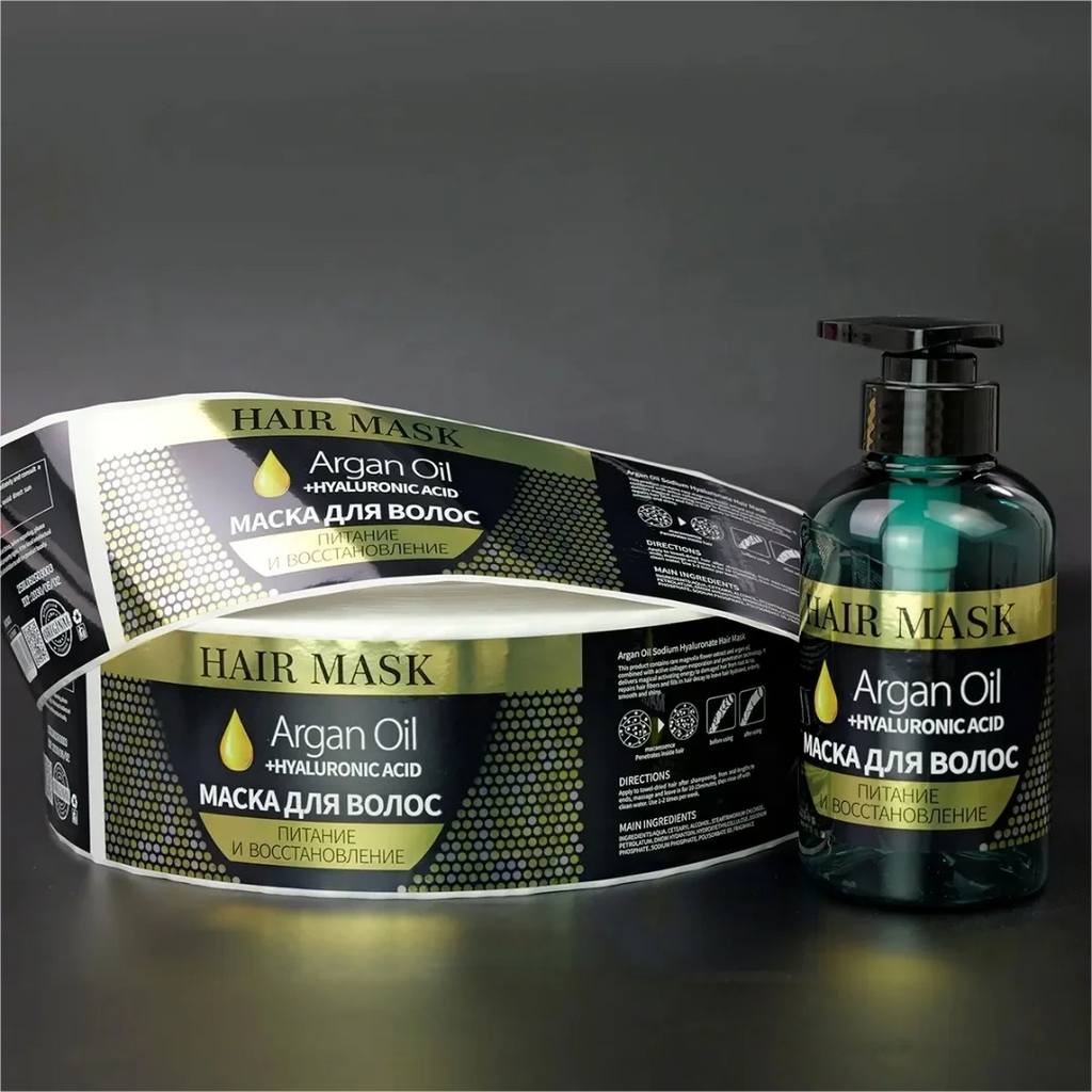 Waterproof Oil-resistant Cosmetic And Skin Care Product Labels Customizable Beauty Product Stickers for Packaging