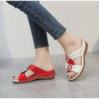 Women Slippers 2025 New Summer Casual Open Toe Shallow Sandals Flats Shoes Low Heels Slippers Slides Women Zapatos De Mujer