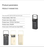 Portable outdoor emergency Power banks smartphone Backup Power 50000mah with built-in cable Powerbank 50000mah camping light