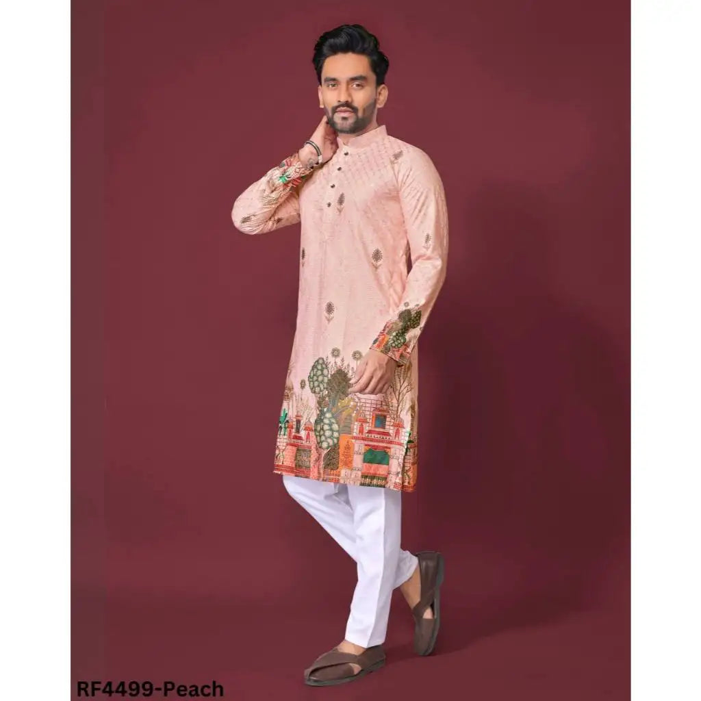 Men'S Shirts Men'S Simple Casual Shirt Ethnic Printing 2025 Style Long Sleeve Shirt Stand Up Collar Lightning Thin Blouse