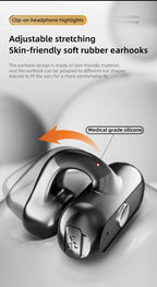 2023 New Wireless Audio Headphones, TWS Microphone, Invisible, Sports, Mini, Stereo, Mono, Ear Hanger, Music, Only One Headset