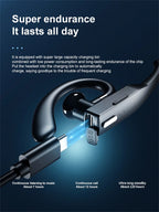 Wireless Bluetooth Headset Earphones 5.1 Single Handsfree For Driving HD Call Noise Headphone Microphone Business Headset