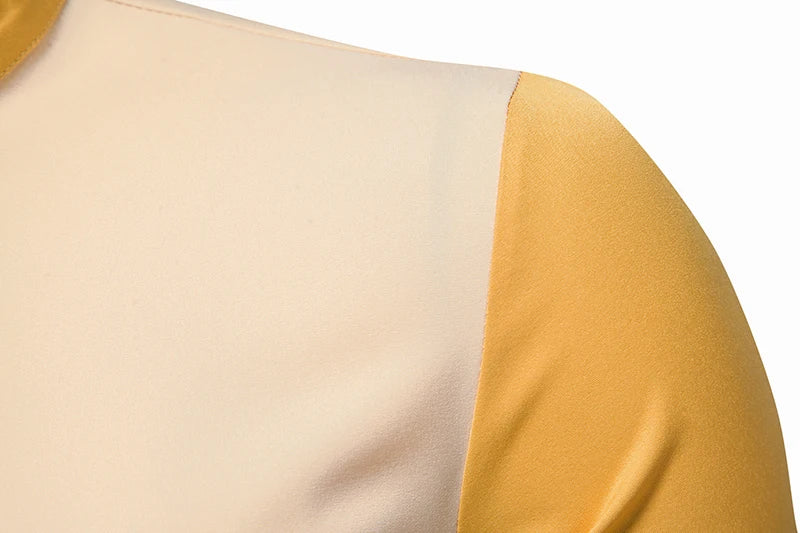 Men Shirt Long Sleeve Personality Diagonal Button Shirts for Men Luxury Designer Irregular Henry Collar Top Grade Tops