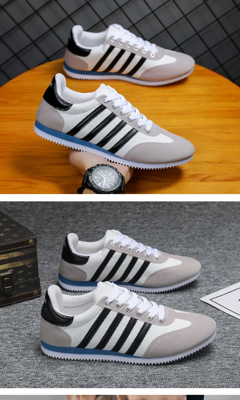 Men's Shoes Trend Casual Shoes for Men Breathable Flat Shoes Outdoor Fitness Free Sports Male Shoes Comfortable Vulcanized Shoes