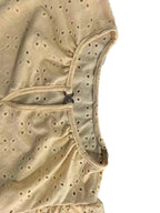 Women's elegant white crochet top