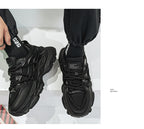 Fashion Shoes For Men White Sneakers Male Platform Walking Shoes Punk Lace Up Outdoor Men’s Outdoor Breathable Sneakers