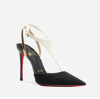 Women's Sandals Summer Pointed Toe Red Shiny Bottoms Stiletto High Heels Luxury Designer High Quality Pumps Elegant Woman Shoes