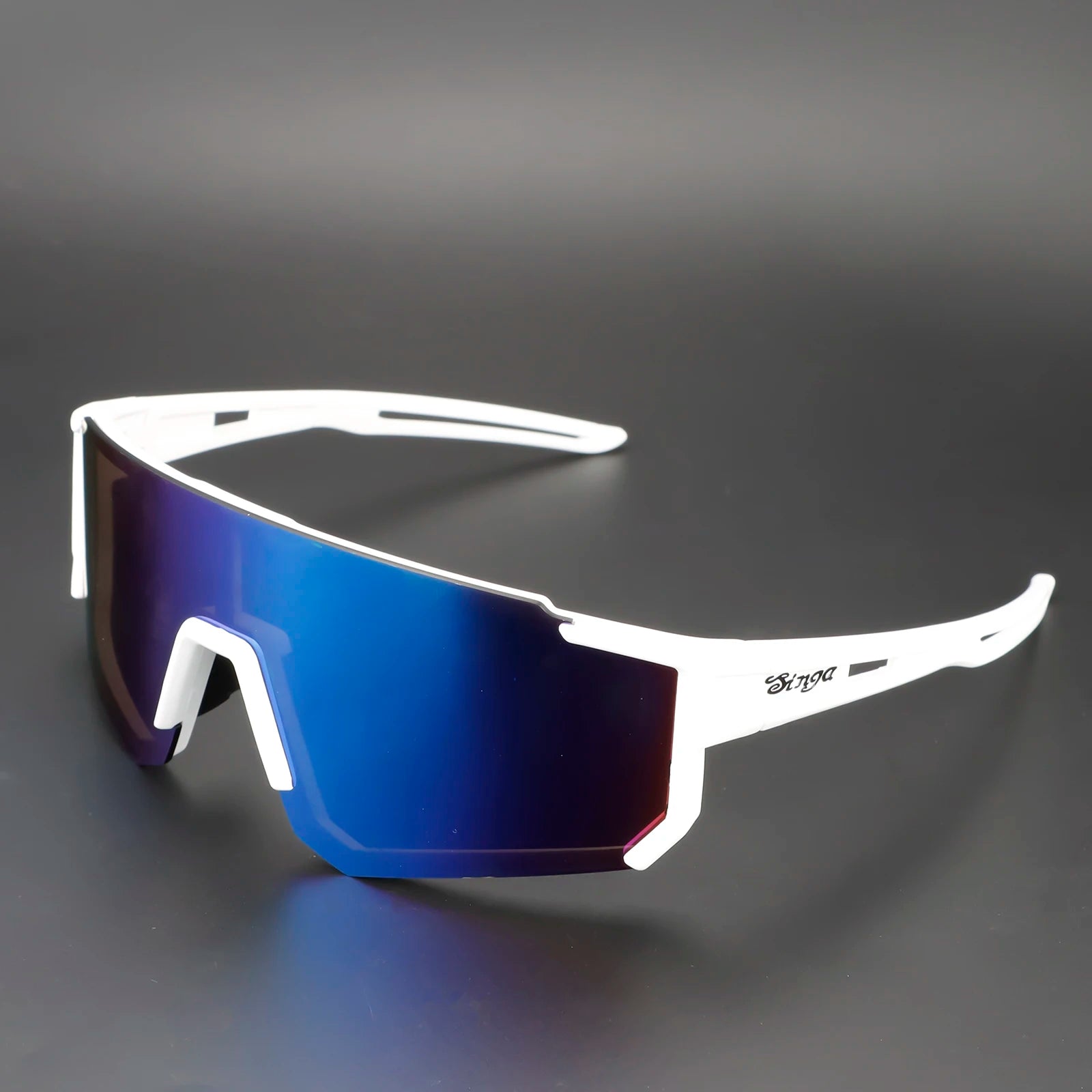 Cycling sunglasses Bike Eyewear Sports Dark Glasses Cycling Glasses Black Polarized Lens Eyepieces Outdoor Bicycle Goggles