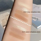 Cosmetics Essential Ins Four-color Not Easy To Fly Powder One-piece Disc Eye Makeup Demand Beauty And Health Popular Earth Color