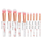 10pcs Set Makeup Brushes Tool Set Cosmetic Powder Eye Shadow Foundation Blush Blending Beauty Maquiagem Beauty Kit for Party