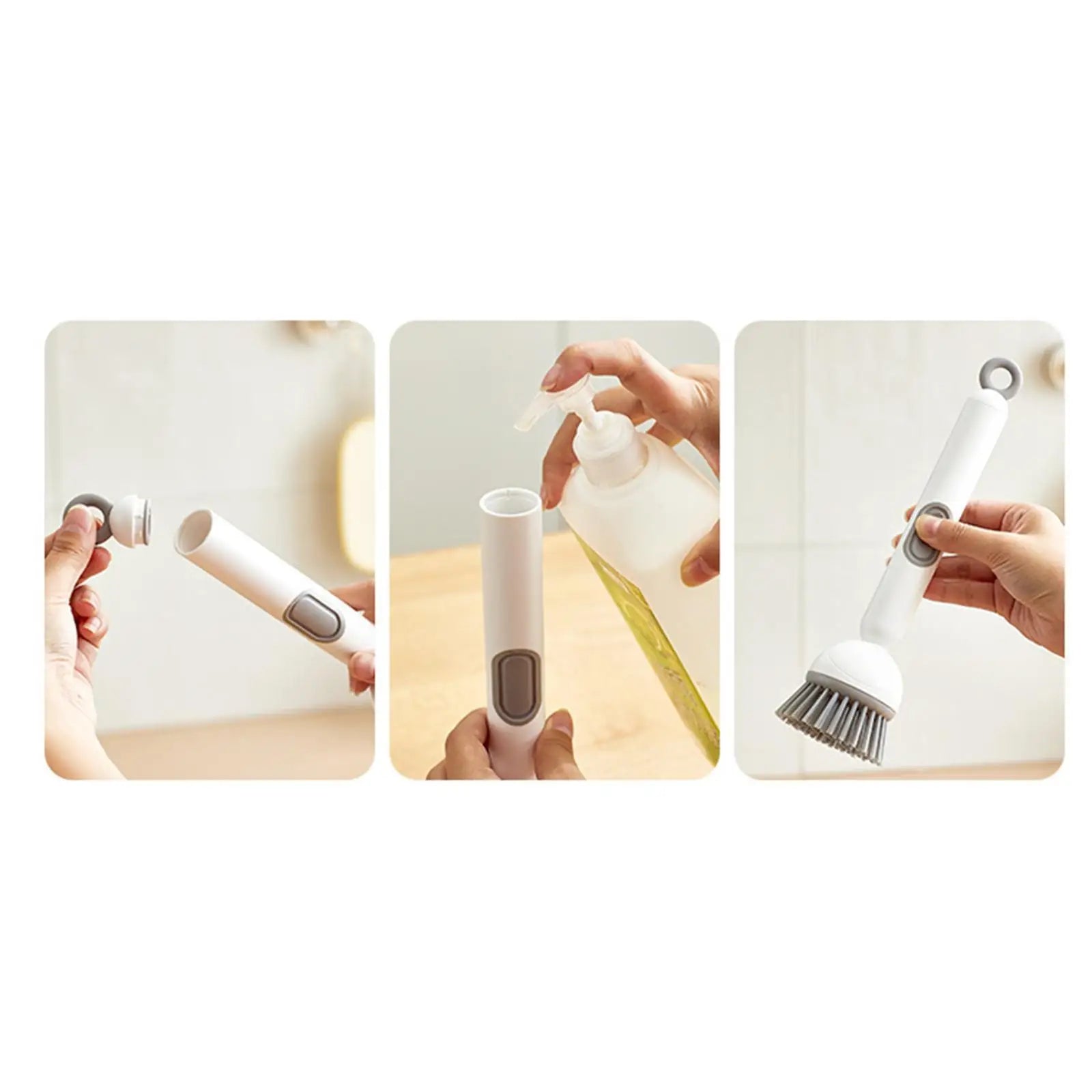Kitchen Cleaning Brush Multifunctional Tableware Cleaning Brush Dish Bowl Scrubber Dishwashing Brush for Kitchen Home Cafe