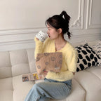 Makeup Bag Travel Toiletry Bag Cute Makeup Brushes Bag Cosmetic Bags for Women Zipper Makeup Bags for Purse