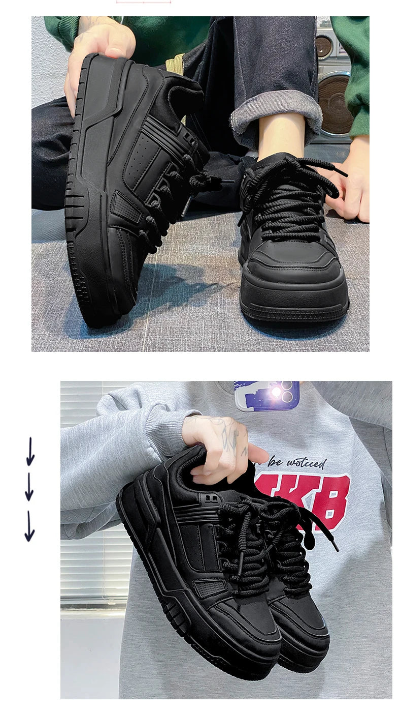 Men's Shoes Fashion Platform Sneaker Trend Skateboard Shoe for Men New Casual Sports Running Shoe Tenis Shoes Zapatillas Hombre