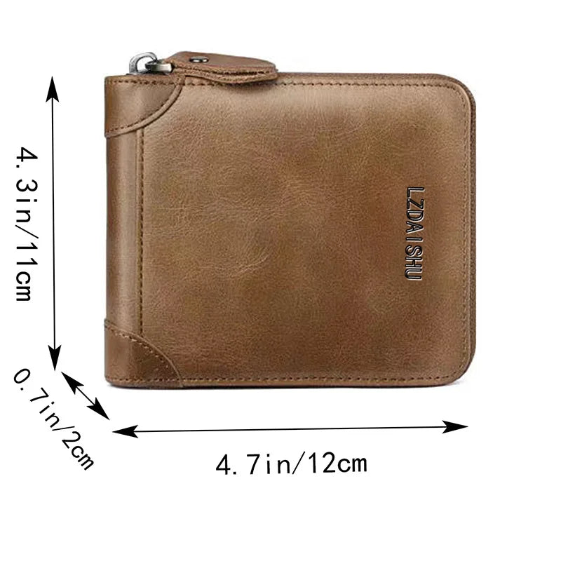 Men's and women's wallets are convenient to carry and can be stored in pocket bags or card holders. They are made of PU material