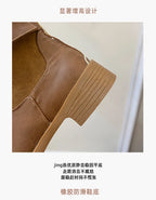 2026 New High Heels Women Boots Winter Punk Gothic Women’s Boots Fashion Elegant Retro Pumps Designer Woman Boots Fashion 42