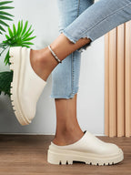 Platform Women Slippers Fashion Casual Autumn Mules Shoes 2025 New Trends Classical Sandals Elegant Walking Zapatillas De Mujer