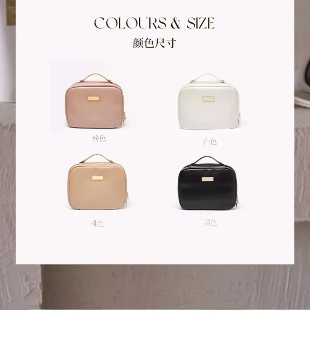 Cosmetic bag  new high-end exquisite portable travel portable toiletry bag large capacity cosmetics storage bag women handbags