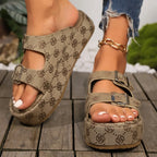 Women's Slippers 2024 New Hot Summer Fashion Women's Sandals Platform Woman Slippers Banquet Party Beach Sandals Slides Women