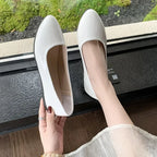 Women Candy Color Ballet Flats White Wedding Shoes Woman Flats Patent Leather Slip on Shoes Zapatos Mujer Ladies Boat Shoes NEW