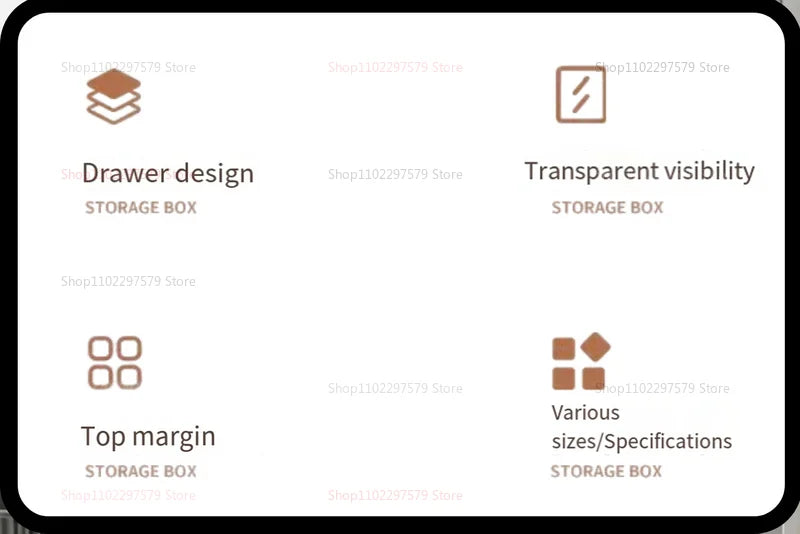 Cosmetics storage box, storage drawer, hair accessories multi-layer storage cabinet, cosmetics jewelry box, stationery multifunc