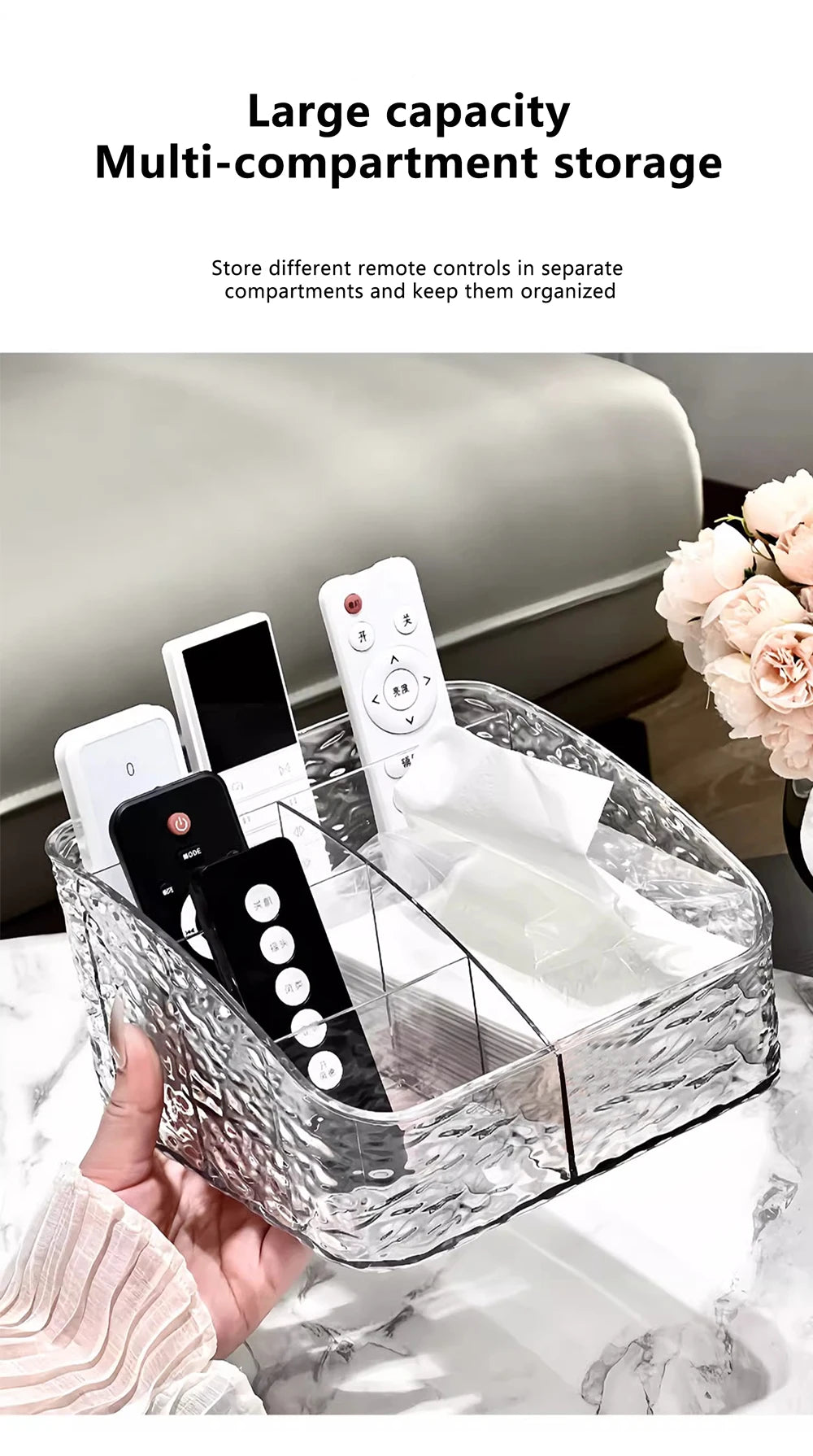 Cosmetic Organizer For Vanity Makeup Organizer Clear Acrylic Cosmetic Storage Box Perfume Holder Skincare Organiser For Lipstick